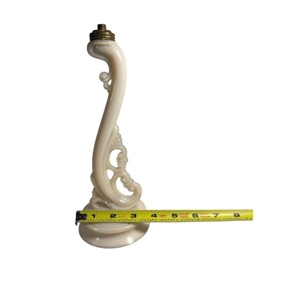 VTG Aladdin Alacite Uranium Glass Lamp Base Only - Picture 5 of 13